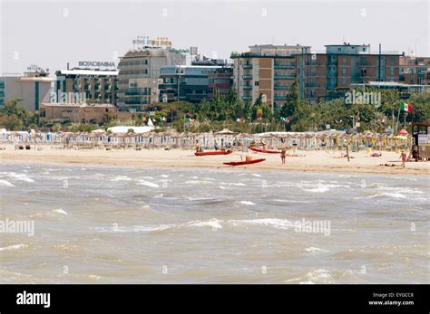 Rimini Italy Italian East Coast Resort Beach Beaches Holiday Holidays