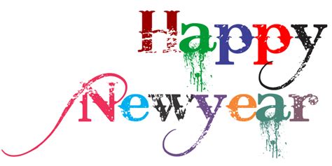 Gold Happy New Year Clip Art Image Png Download 80003378 Free