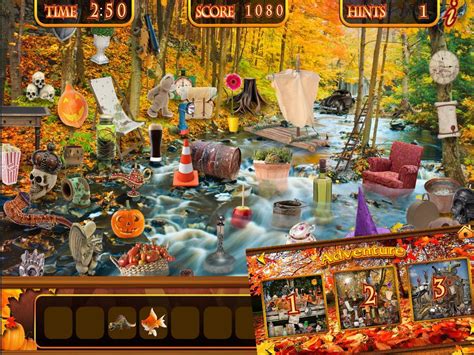 Hidden Objects Fall Harvest Halloween Object Game For