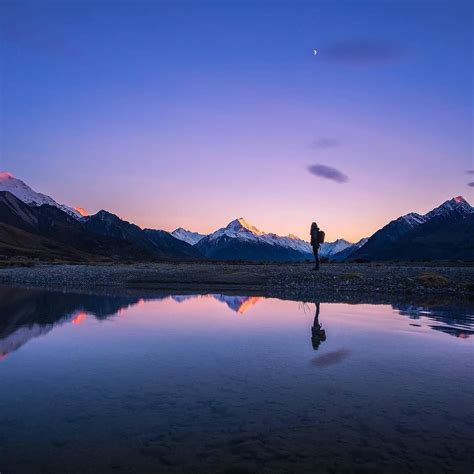 Beautiful Sunset At Mount Cook New Zealand Comfortable And Lightweight