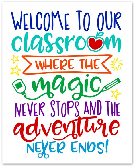 Welcome To Our Classroom Free Printable And Svg File Kara Creates