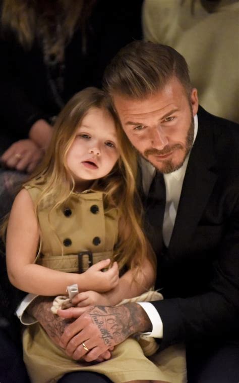 David Beckham On Not Cutting Daughter Harpers Hair Rapunzel