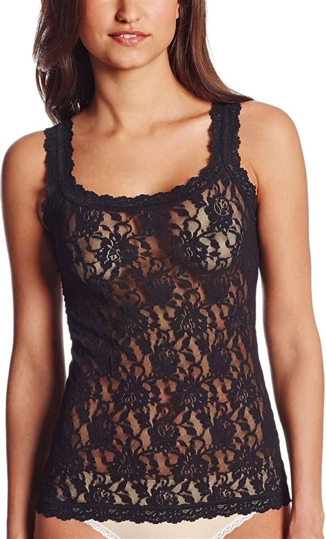 Hanky Panky 177198 Womens Signature Lace Unlined Camisole Black Size X