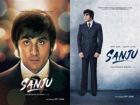 Rajkumar Hirani Shares A Poster Of Ranbir Kapoor As Sanjay Dutt In
