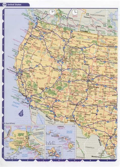 Norm Rat Sobriquette Road Map Of Western United States Qualität