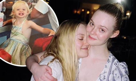Dakota Fanning Wishes A Happy Birthday To Her Bigger Little Sister Elle Fanning Daily Mail