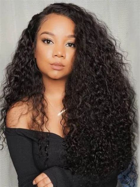 African Small Curly Explosive Head Black Long Curly Hair Matte Chemical