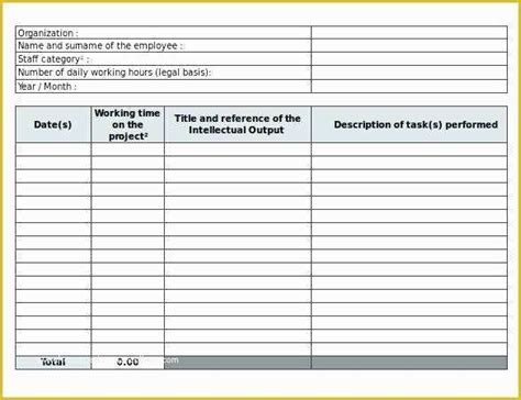 Free Excel Timesheet Template With Formulas Of Time Sheet In Excel Easy