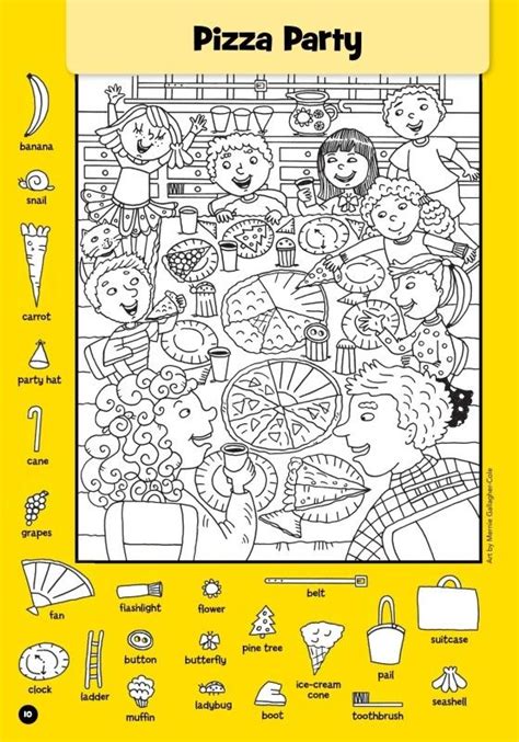 Hidden Picture Games Hidden Picture Puzzles Printable Preschool