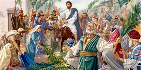 Sunday School Jesus Enters Jerusalem On Palm Sunday Good Shepherd