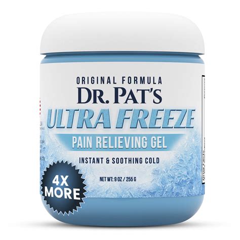 Buy Dr Pats Ultra Freeze Pain Cream Muscle Rubgel For Neuropathy