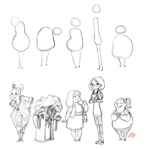 Character Shape Sketching 3 With Video Link By Luigil On Deviantart
