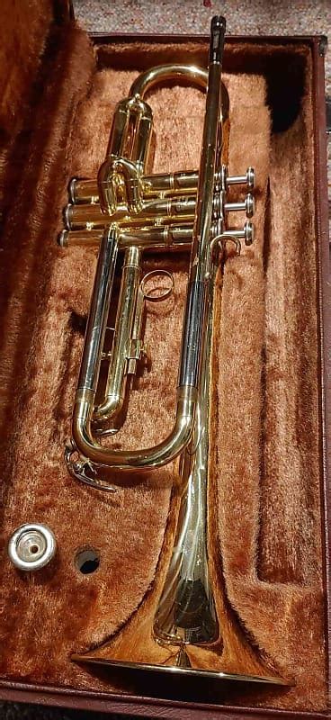 Yamaha Trumpet Ytr 232 Eb Alto 1970s 82 Brassgold Reverb