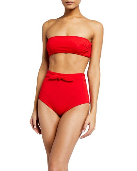 Abigail Bandeau Swim Top And Matching Items Neiman Marcus