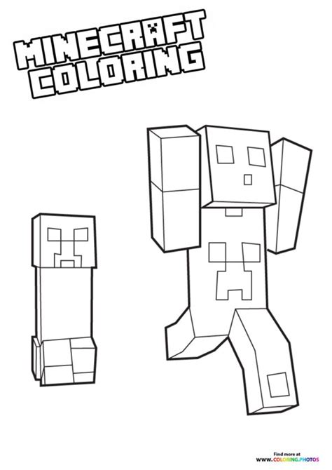 Minecraft Coloring Pages For Kids Free And Easy Print Or Download