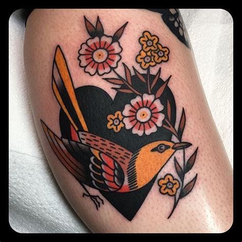 Autumnal Inspired American Traditional Work By Leonie New Tattoo