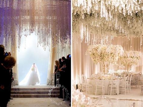 Hanging Crystals For A Royal Wedding Stunning Ideas For Wedding Ceiling Decorations