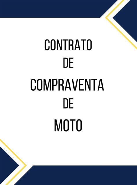Contrato Compraventa De Moto Descargar Word 2024