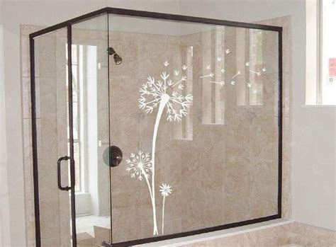Dandelion Decal Etched Glass Vinyl For Windows Glass Mirrors Etsy Etched Glass Vinyl Door