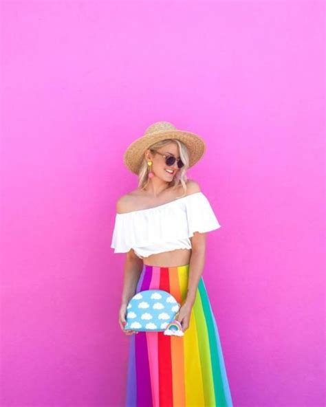 Rainbow Fashion Color Trends Rainbow Outfit Rainbow Fashion Rainbow
