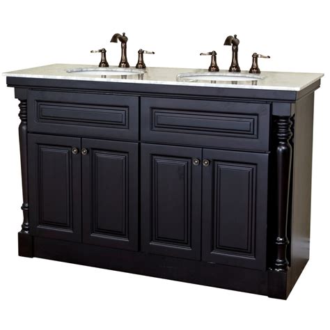 52 double bathroom vanity cherry. 55 Inch Double Bath Vanity in Mahogany UVBH605522A55