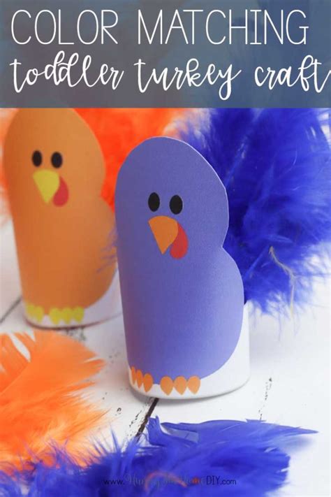 Cute Color Matching Turkey Toddler Craft Hunny Im Home