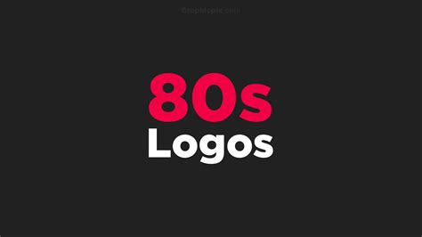 Famous 80s Logos Retro Brands And Logos Graphic Pie