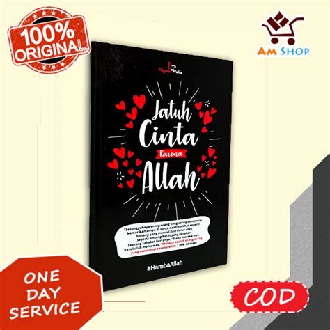 Jual Buku Motivasi Islam Jatuh Cinta Karena Allah Original Shopee