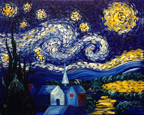 Van Goghs Starry Night Pinots Palette Painting