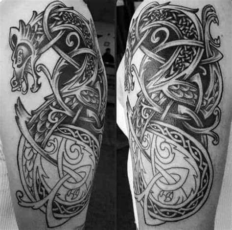 Norse Dragon Tattoo Designs