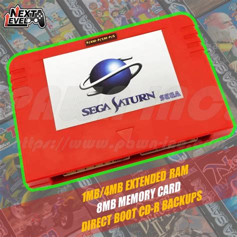 Sega Saturn Modded Pro Action Replay Plus With 1mb 4mb Ram 8mb
