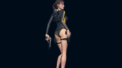 Hình Nền Lara Croft Tomb Raider Tomb Raider Thế Giới Ngầm Bikini Tóc Dài Brunette Súng