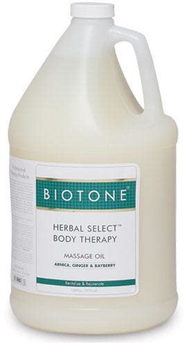 Herbal Select Body Massage Oil Massage Oils 1110 Biotone