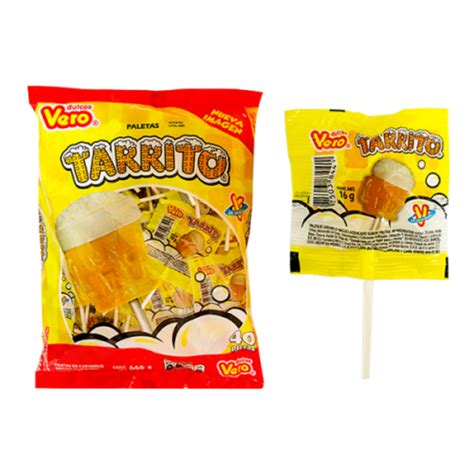 Vero Tarrito Paleta 40ct Fruit Flavored Lollipops Mexican Candy Ebay