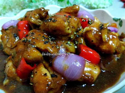 Merupakan masakan yang nikmat, simple dan gampang cara membuatnya. Dari Dapur Aida: Black Pepper Chicken.... Ayam Masak Lada Hitam