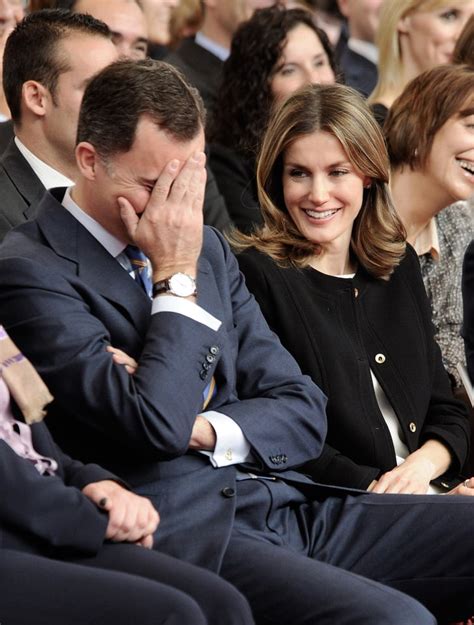 Felipe And Letizia Shared A Laugh In March 2012 During A Special