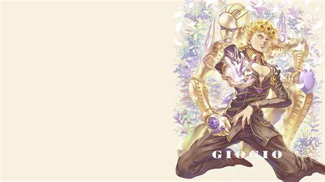 You can set it as lockscreen or wallpaper of windows 10 pc, android or iphone mobile or mac book background image. Jojo Giorno Giovanna Bizarre Adventure With White ...