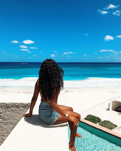 sc dazhaneleah ️cancun mexico ️ girl beach pictures photography cancun trip