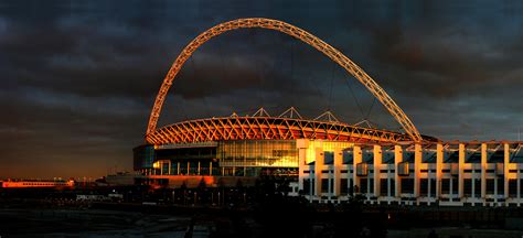 Even though the first stadium was demolished in 2003, the current option of the home of england's international team was. Wembley Sunsets | The18