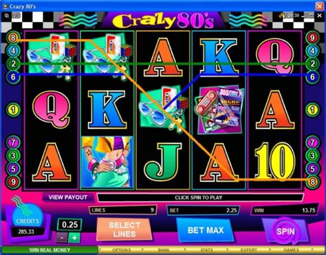 Crazy 80s Slot Machine Created On The 80s Theme Slot Consisting Of 5