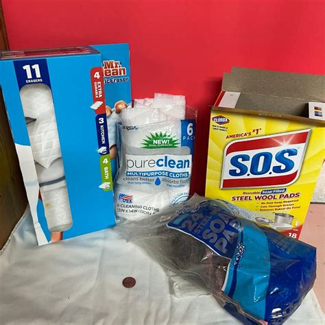 377 Mr Clean Steel Wood Cloths And More