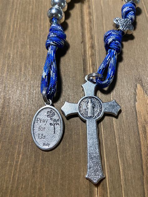 Saint Michael Single Decade Catholic Rosary Strong Durable Etsy