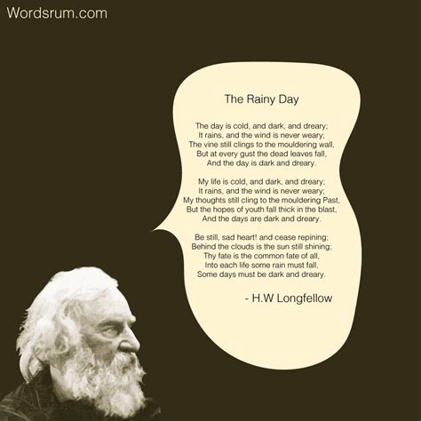 The Rainy Day Poem by H.W Longfellow: How to Handle Pain