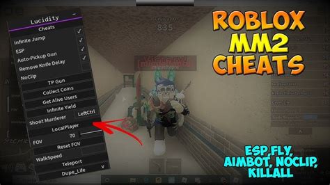 Today i am bringing you guys a brand new hack for counter blox roblox this hack allows you to gain incredibly op features such as aimbot wallhack and even godmode. Roblox Murder Mystery 2 Script Hack Esp Kill All Noclip Fly More Last Update Download Game Hacks ...