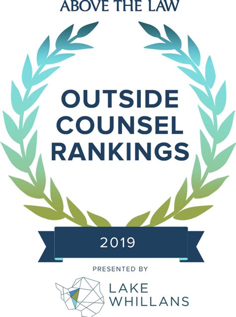 Top Outside Counsel 2019 Above The Lawabove The Law