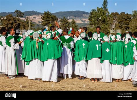 Ethiopian Christians Celebrating Timkat Epiphany Jan Meda Sports