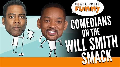 comedians discuss will smith smacking chris rock youtube