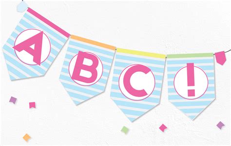 How To Make Your Own Banners With Free Printables Pri