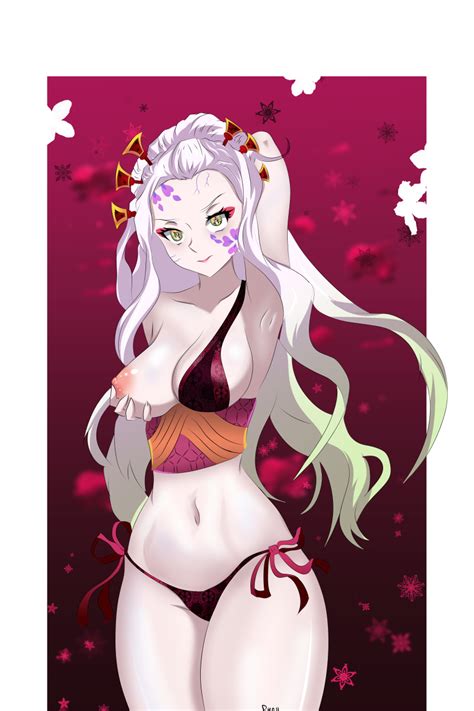 Rule 34 Big Breasts Daki Kimetsu No Yaiba Dansempai Demon Girl Demon Slayer Facial Markings