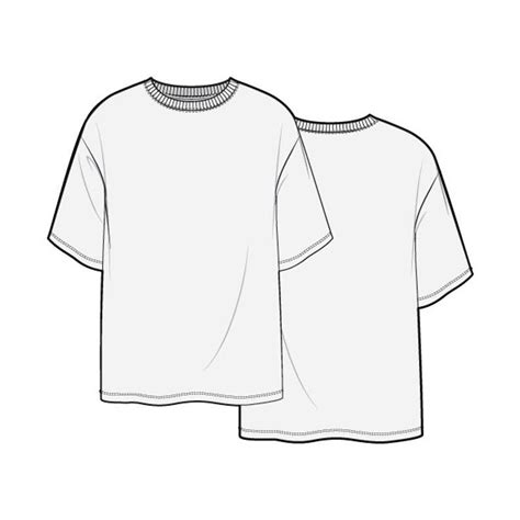 Oversize Tee Shirt Pdf Sewing Pattern Sizes Xs S M L Xl Etsy